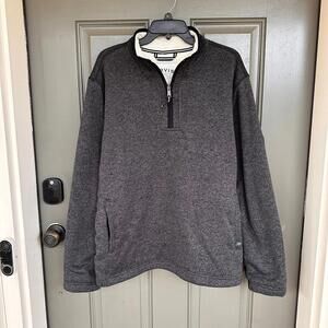 Orvis Men's Quarter Zip‎ Fleece Lined Pullover Large